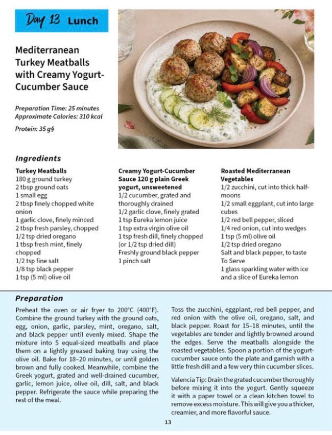 ¡¡¡Preventa!!! 🤩 Volumen 3: Plan de comidas Valencia de 90 días (entrega en octubre de 2026)