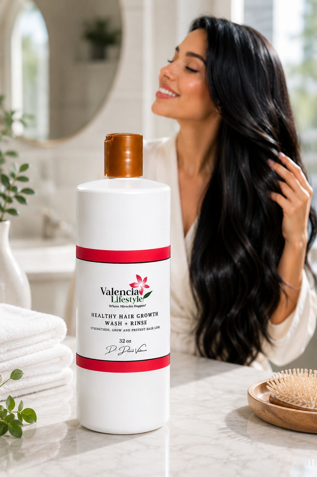 Pre-Venta: Crecimiento orgánico del cabello y prevención de la pérdida de cabello (botella de 32 oz)