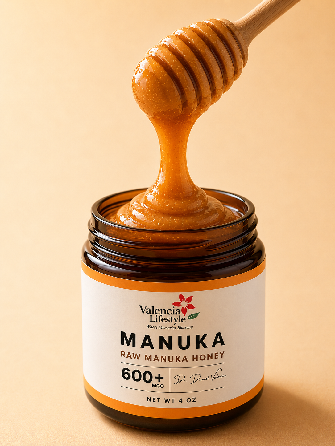 Pre-venta: 4 oz de miel de Manuka 600+ MGO (Para Jugo Valencia 4)