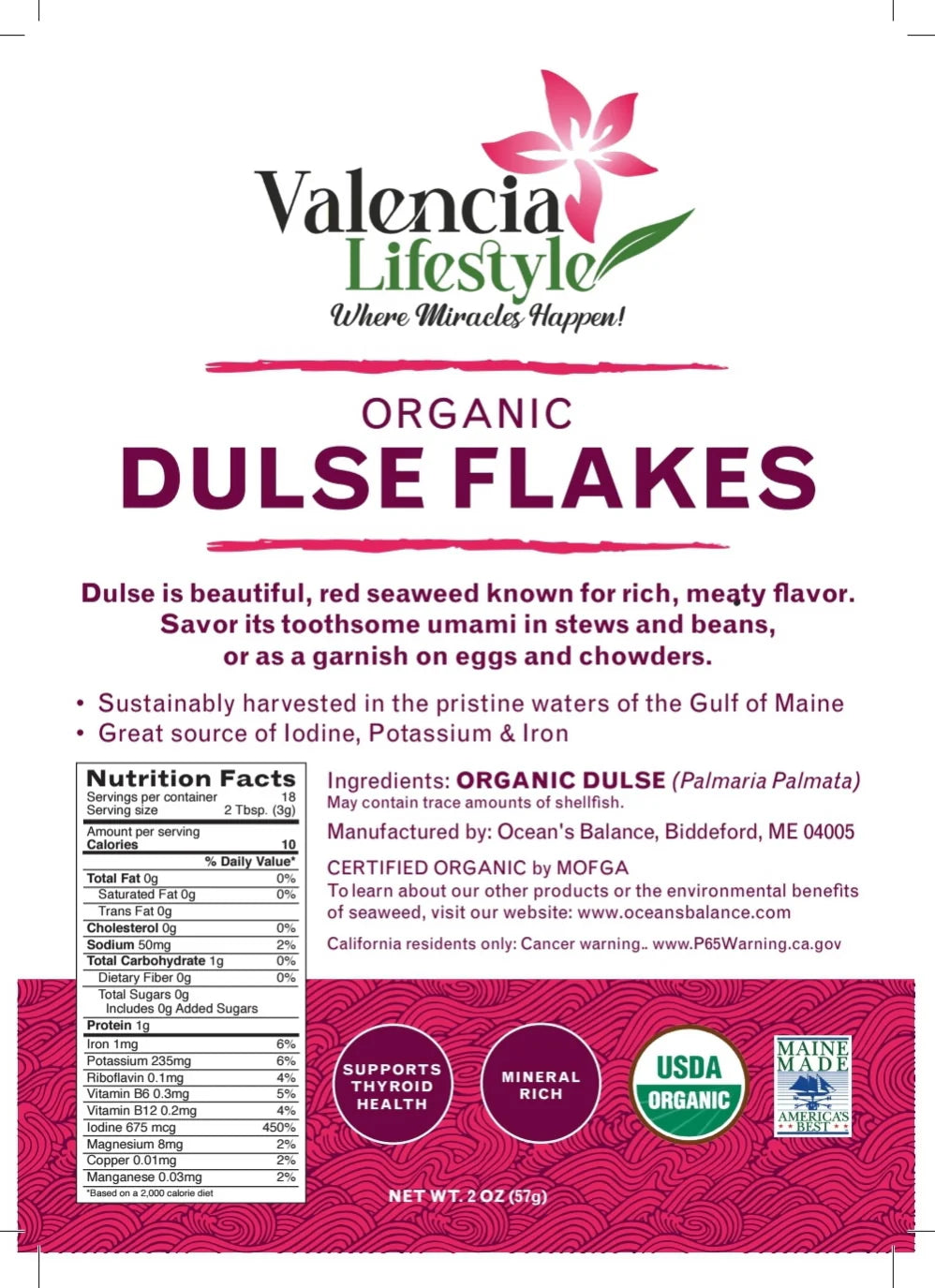 Alga Dulse para el Jugo 2